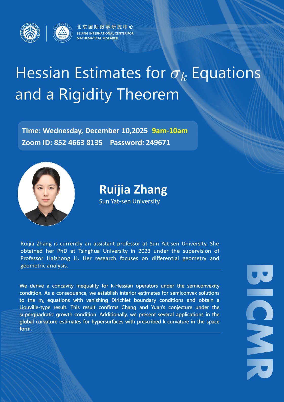 Ruijia Zhang (Sun 